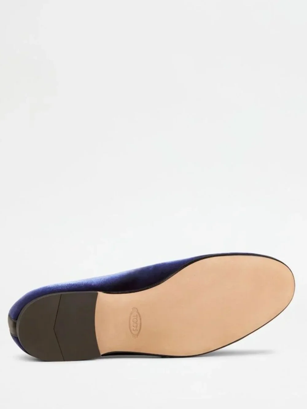 BRAND NEW Tod's Blue Suede Tassel-Detailed Loafers in Size 9